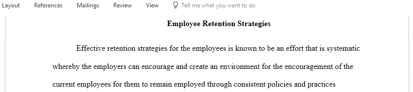 Locate and summarize a peer-reviewed paper in the area of either student retention or employee retention