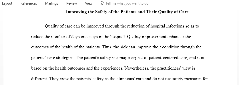 Improvement models used in healthcare to ensure the delivery of quality health care