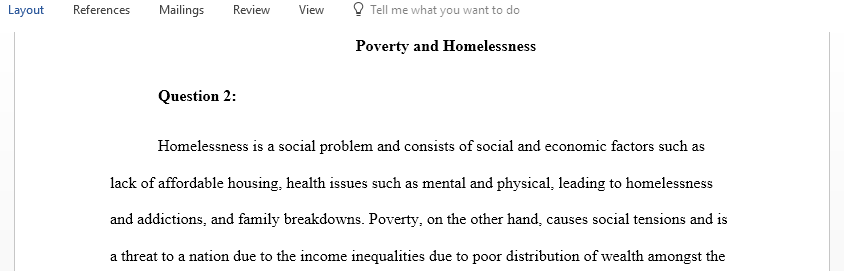 Identify the socioeconomic factors contributing to poverty and homelessness in your region