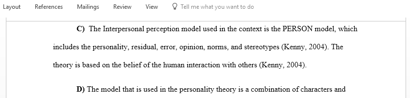 Explain the theoretical underpinnings of interpersonal perception an overview of the literature and current academic debates within this area of research