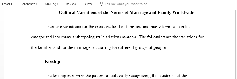 Describe some of this variation in marriage and family formation
