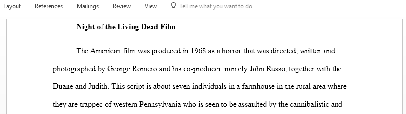 How is George Romero 1968 film Night of the Living Dead an allegory the tumultuous society of the 1960s