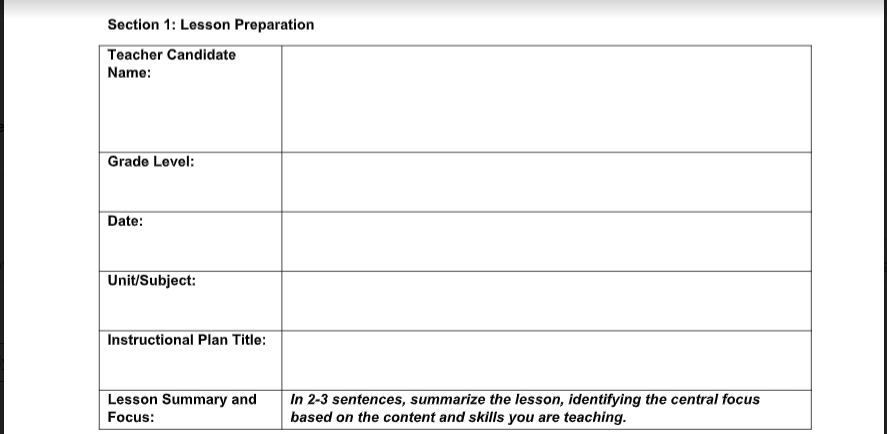 Integrating Content Lesson Plan