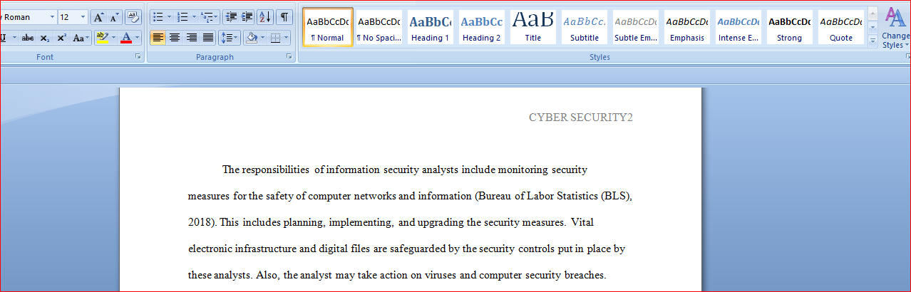 Information Security Analyst’s portfolio
