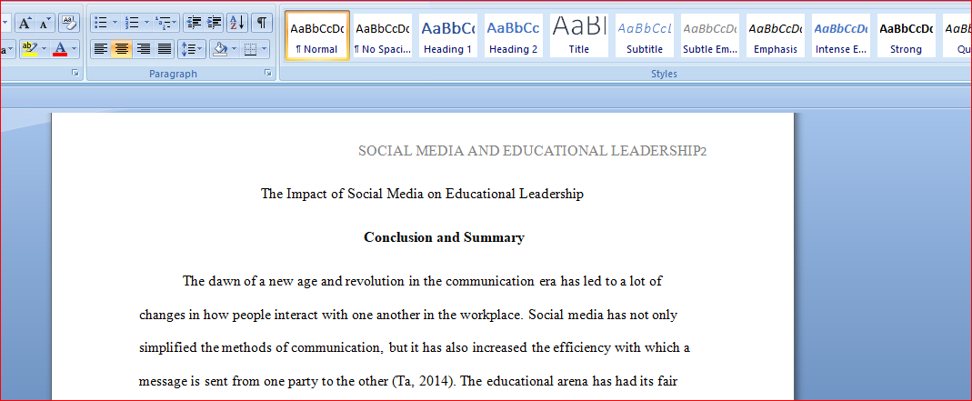 The Impact of Social Media on Educational Leadership