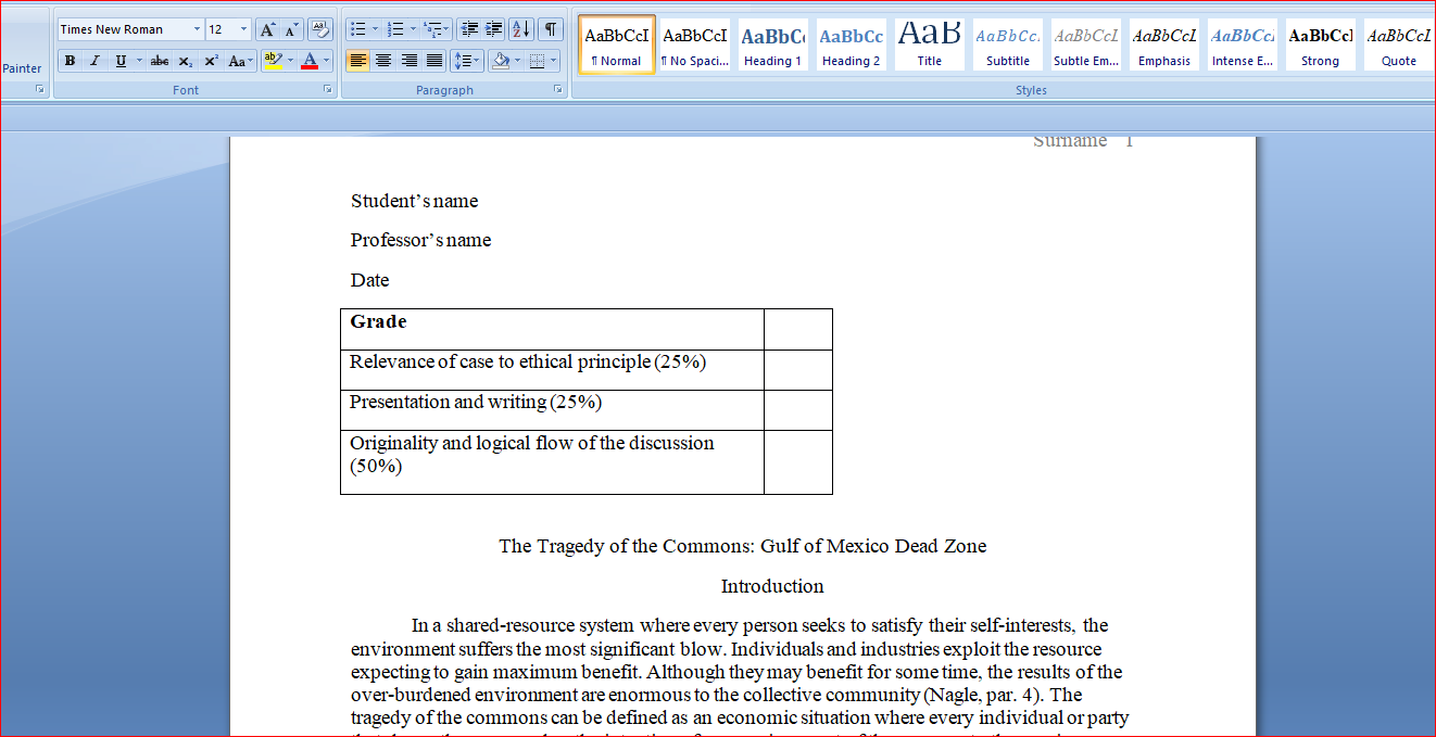 Describe the tragedy of the commons.