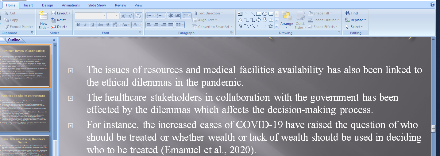 Research a current issue that relates to decision-making in healthcare