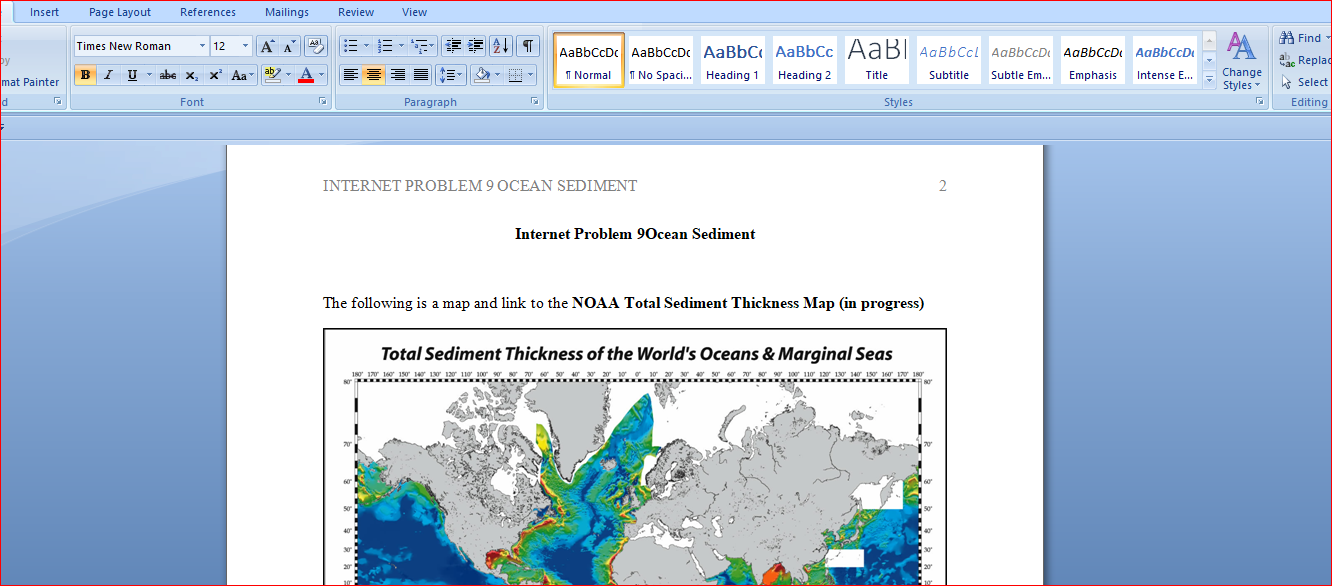 Describe the locations of at least two areas on the map