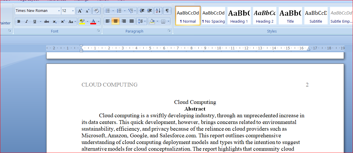 Cloud Computing