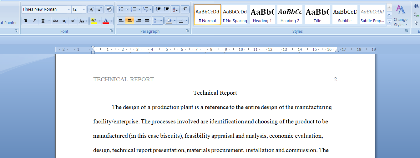 Technical Report