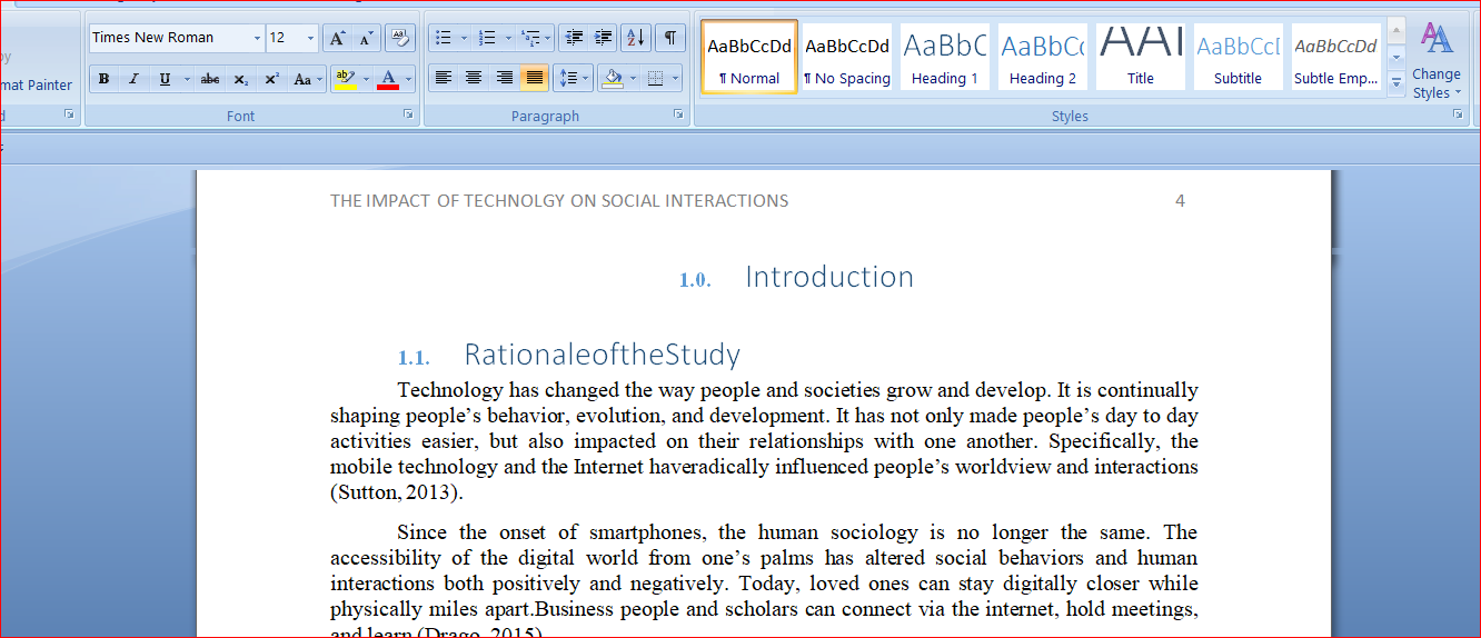 The Impact of Technology on Social Interaction