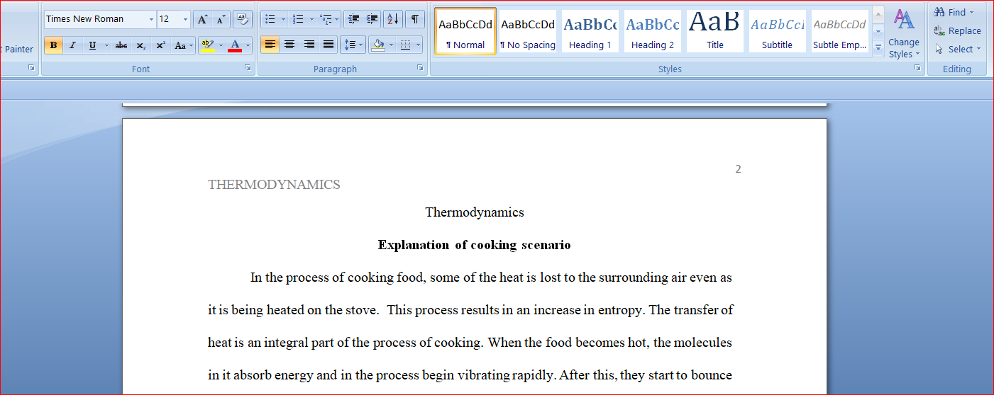 Thermodynamics