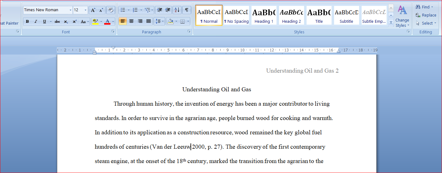 Understanding Oil and Gas