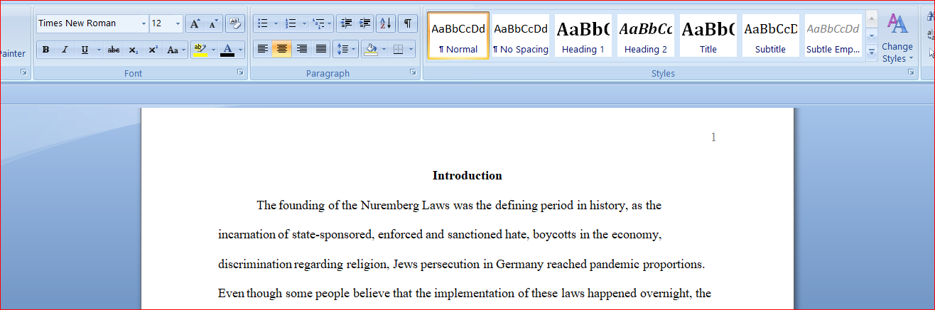 the Nuremberg Laws