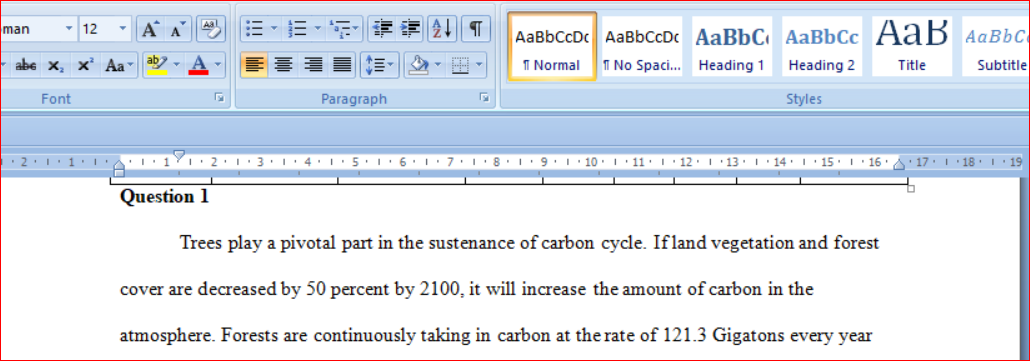 Carbon cycle