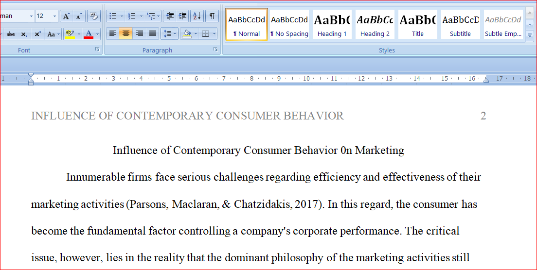 Contemporary consumer Behavior Theory