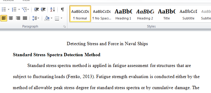 Detecting stress and force