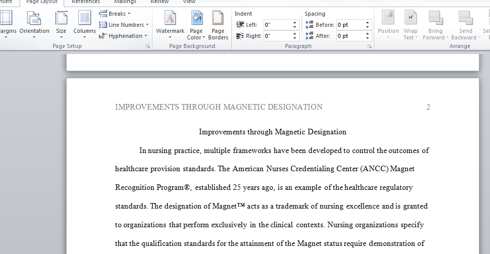 Improvement Through Magnetic Designation