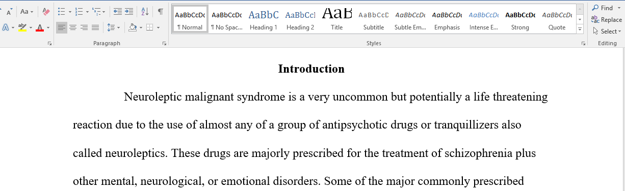 Neuroleptic Malignant Syndrome doc