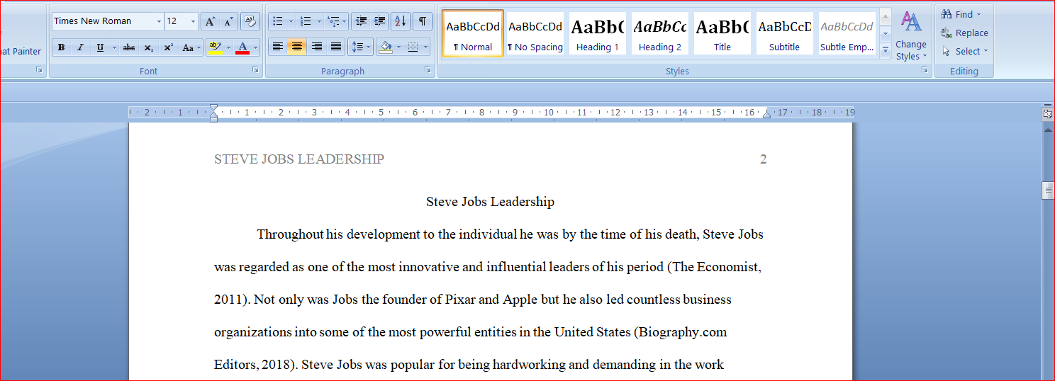 Steve Jobs Leadership