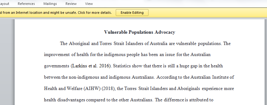 vulnerable populations