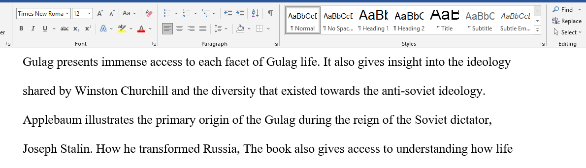 Gulag The History