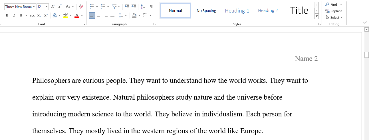 comparison of philosophers