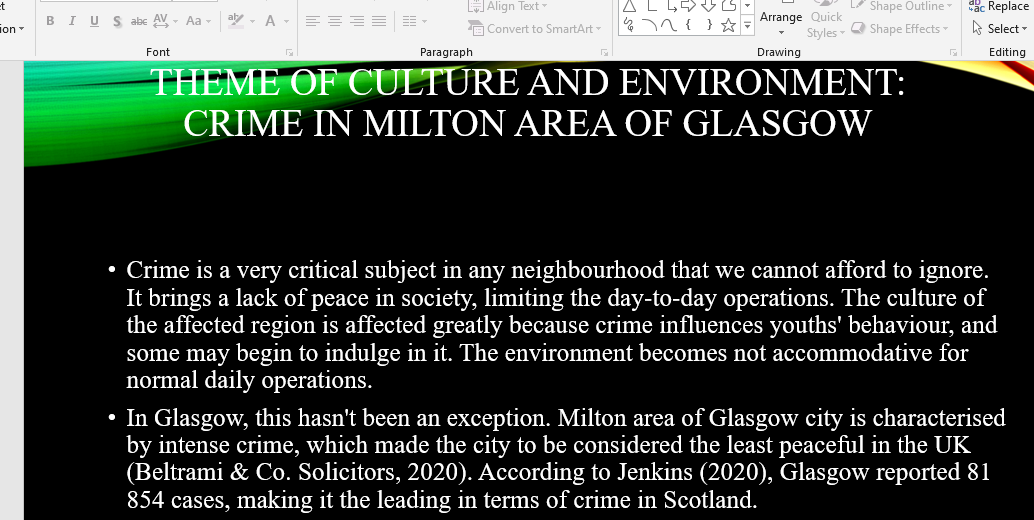 crime in Milton area of Glasgow
