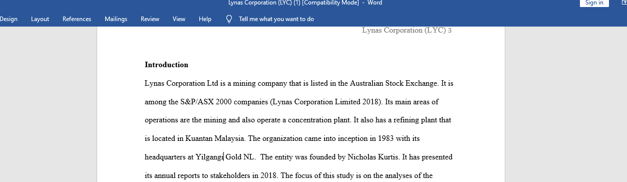 Lynas Corporation Ltd