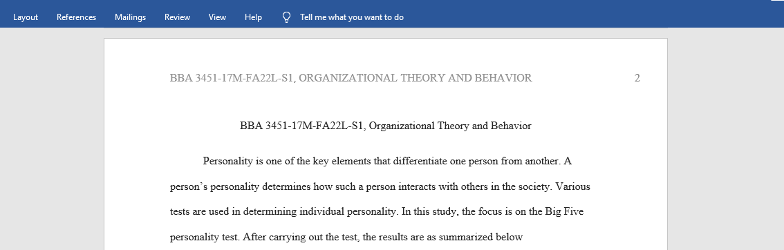  Organizational Theory and Behavior