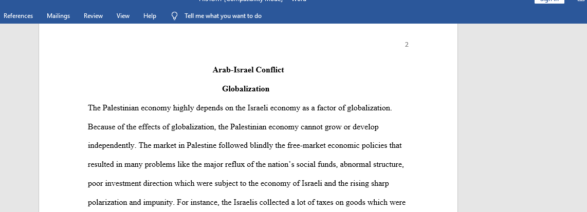 Arab - isreal conflict