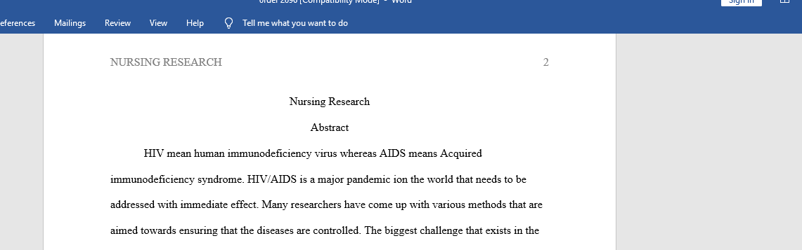 Nursing Research