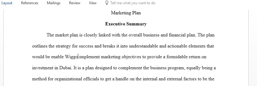 As a marketing Consultant, you have been asked by Wiggo, a fictitious European supermarket chain to research and report on the feasibility of them launching in a new international market