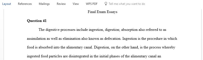 Biology and Life Sciences essay questions for the final exam