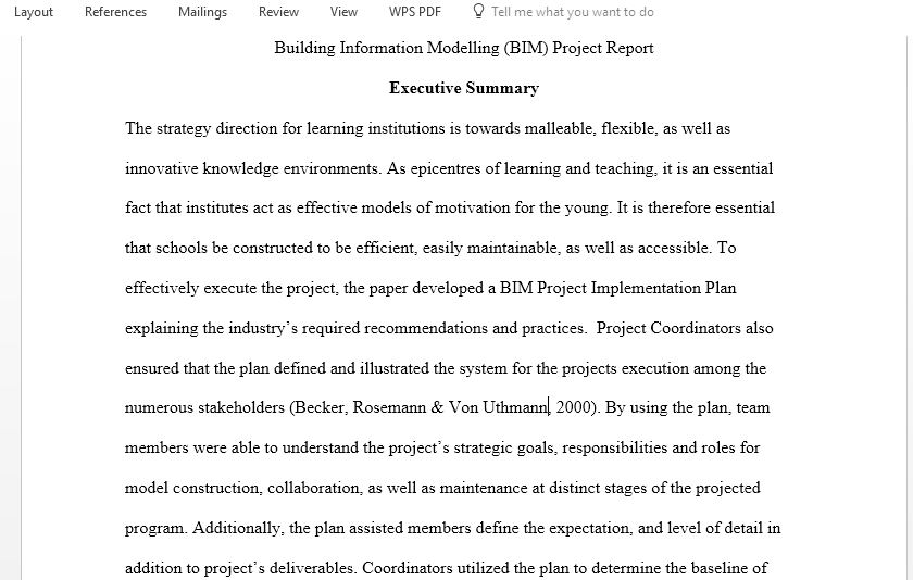 Building Information Modelling (BIM) Project Report