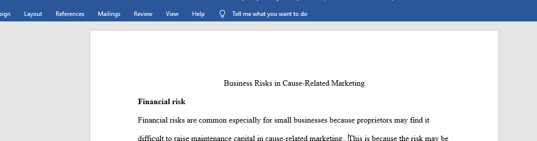 Business Risks