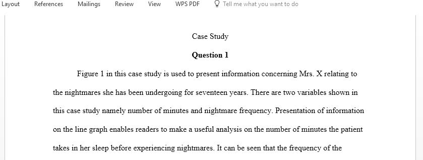 Case study utilizing different treatment modes to treat nightmares in one woman