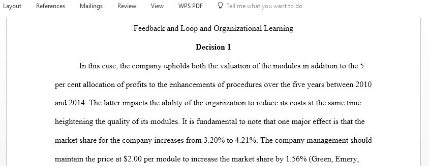 Develop your own pricing strategy, running the simulation at least twice