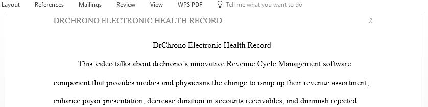 DrChrono Electronic Health Record 