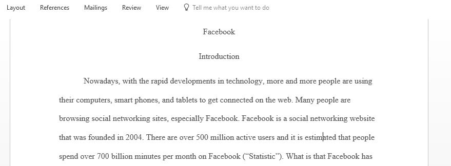 Facebook and its awareness
