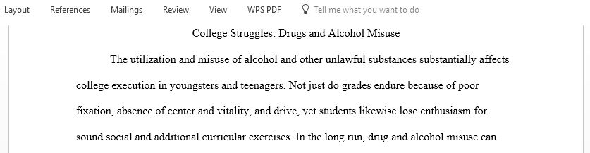 Identify and explain a significant reason why college students most struggle in pursuit of there goals