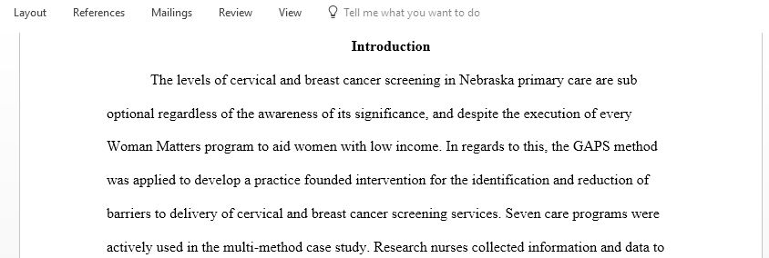 Improving Female Preventive Health Care Delivery Through Practice Change