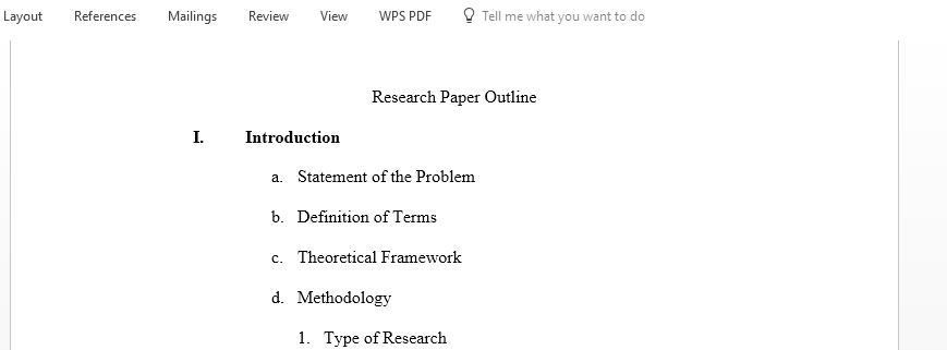 In preparation for the Research Paper, you will submit a proposed research paper topic to the instructor