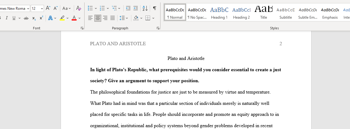 Plato and Aristotle