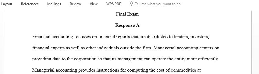 Provide a short answer to each of the following finance questions below