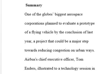 The article will be about sustainable transportation