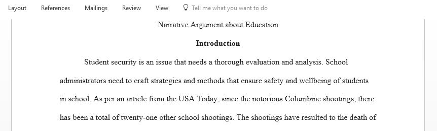Use a personal narrative to state your views in response to Warren Goldstein article Why its ok to rat on other students