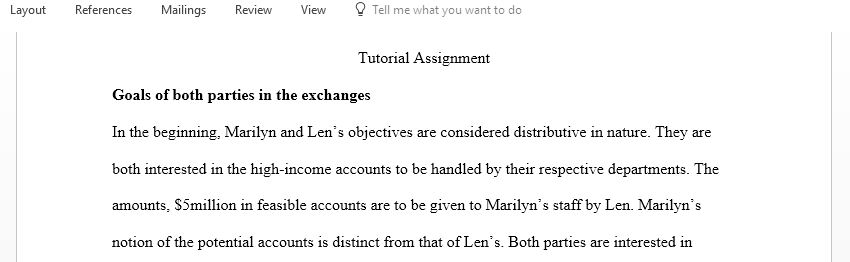 Using Negotiation Strategy and Tactics Tutorial discuss exchanges