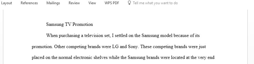 Using the product you chose for your discussion, analyze in detail how the product is sold through different channels