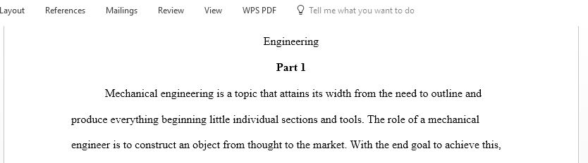 What is Mechanical Engineering